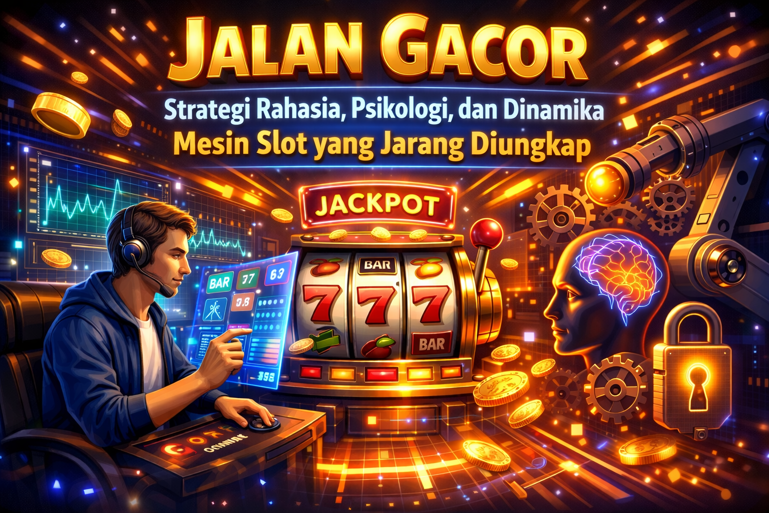 Jalan Gacor Strategi Rahasia, Psikologi, dan Dinamika Mesin Slot yang Jarang Diungkap